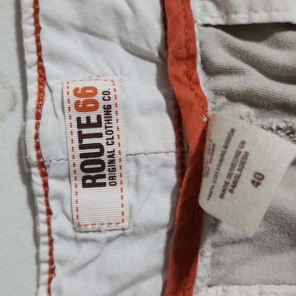 Route 66 Cargo Shorts Mens Size 40 Light Tan cotton streetwear - Picture 8 of 9